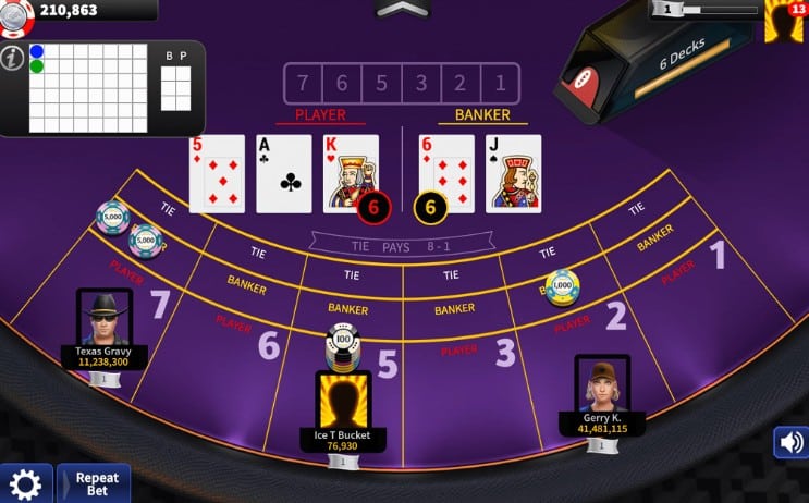 Đánh bài Baccarat có bao nhiêu cửa đặt cược?